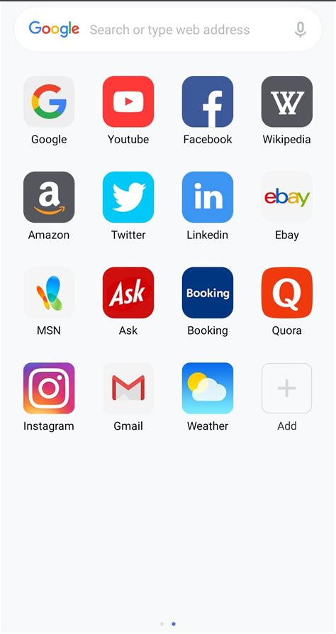 vivo browser homepage